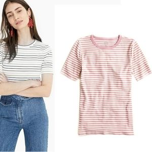 J. Crew Slim perfect T-shirt in Stripe New Condition Sz L